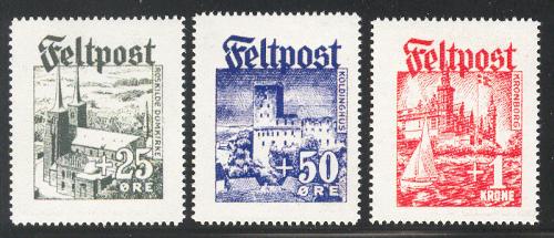 SS Panzergrenadier Regiment Danmark Feldpost Set perf
