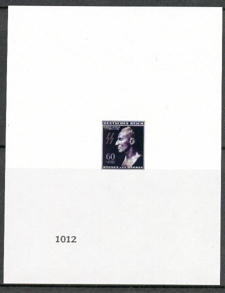 Reinhard Heydrich Memorial Souvenir Sheet