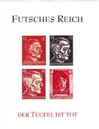Futsches Reich Souvenir Sheet - Red